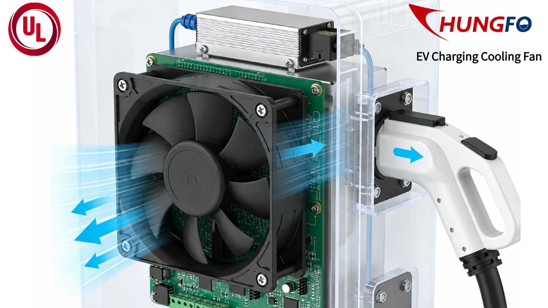 Por Que As Estações De Carregamento De Veículos Elétricos De Alta Potência Dependem De Um Ventilador De Resfriamento De Ar Para Serviços Pesados Para Garantir A Segurança?