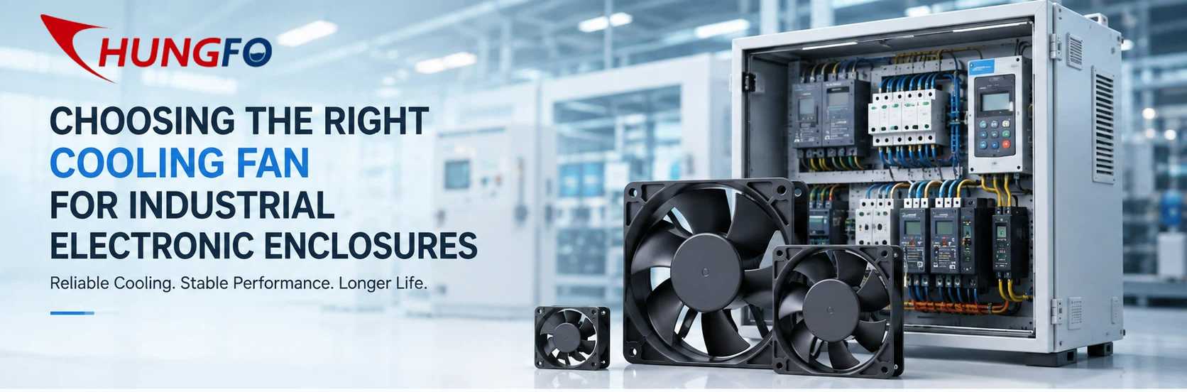 Escolhendo o ventilador de resfriamento correto para gabinetes eletrônicos industriais