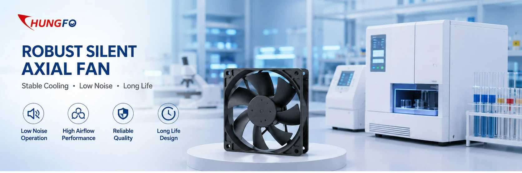 Por Que Um Ventilador Axial Silencioso e Robusto É Absolutamente Necessário Para Equipamentos Laboratoriais de Alta Tecnologia?