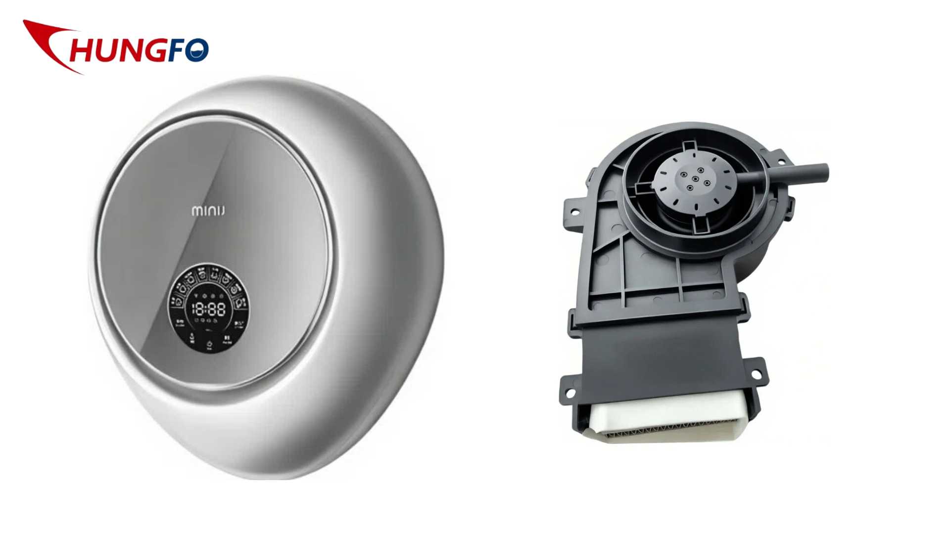 [Factory Daily Share] Nos bastidores: o ventilador Chungfo em um projeto de máquina de lavar roupa de parede de 3 kg