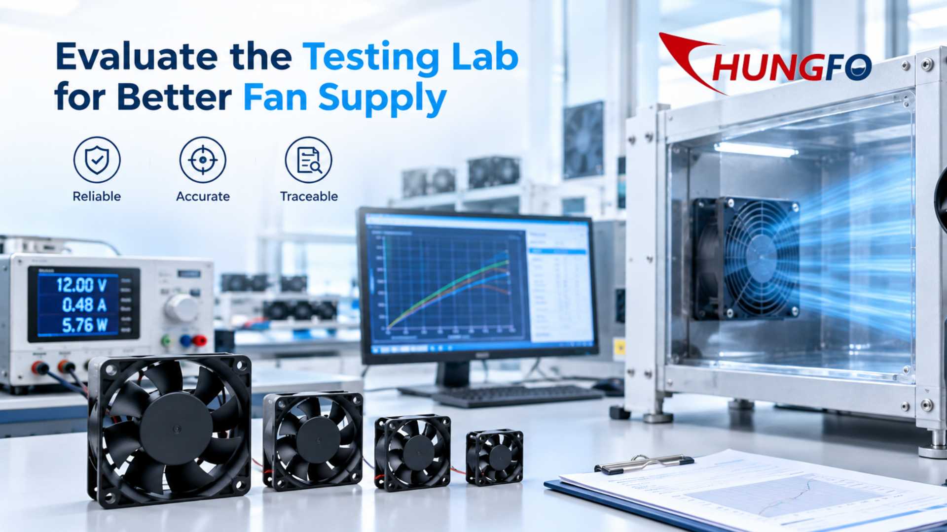 Como os compradores B2B podem avaliar o laboratório de testes interno de um fornecedor de ventiladores de exaustão?